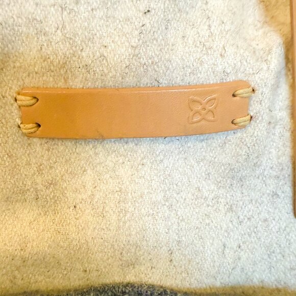 Sherpani Faith Messenger Crossbody Bag Gray Wool Tan Vegan Leather Soft Utility - Picture 5 of 14